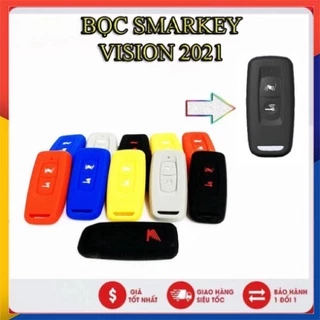 Bọc chìa khoá vision 2021-2022-2023-2024 bọc chìa khoá smakey 2 nút vision 2021 honda chính hãng có logo cánh chim