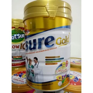 Sữa Sure Gold Milkmilkgold Lon 900g Dành Người già ăn uống kém, Người bệnh cần phục Hồi sức khỏe