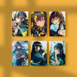 [ PHOTOCARD ] Thẻ Card Bo Góc Anime Muichiro Tokito Demon Slayer - Giấy Bìa Cứng - Có Màng Cán