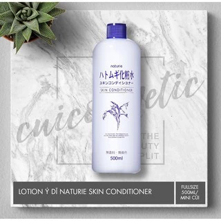 ( Cũi Cosmetic ) Nước Hoa Hồng Ý Dĩ Naturie Hatomugi Skin Conditioner