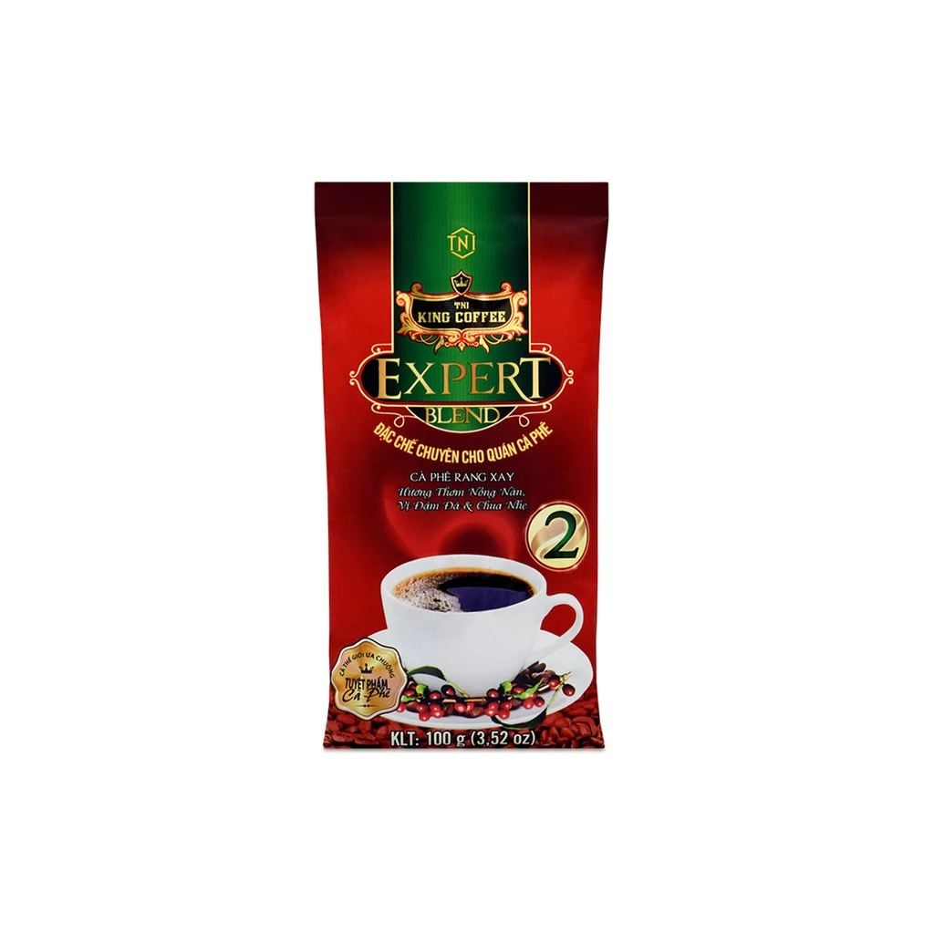 Cà Phê Rang Xay Expert Blend 2 KING COFFEE - Túi 100g