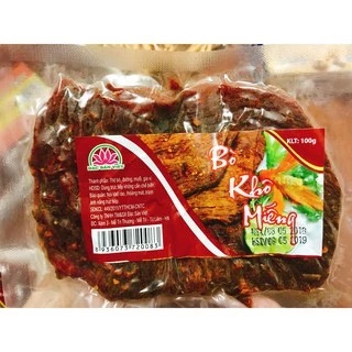 THỊT BÒ KHÔ MIẾNG GÓI 100G