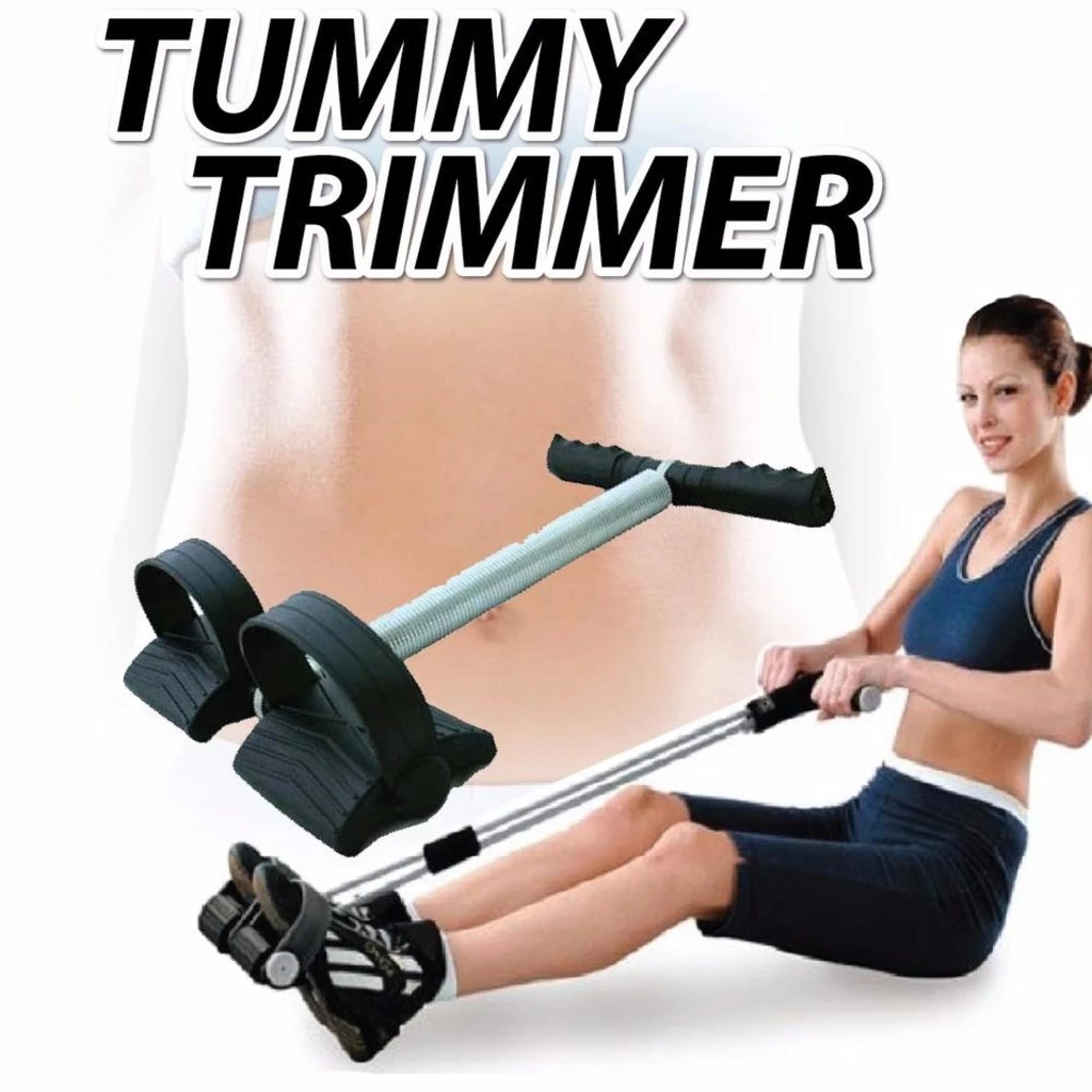 Dây kéo lò xo Tummy Trimmer tập cơ bụng - bộ dụng cụ tập thể dục tại nhà