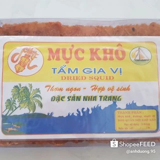 500g Mực cán tẩm gia vị loại VIP 1 chuẩn Nha Trang