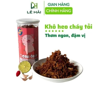 Khô heo cháy tỏi Lê hải 300g thơm ngon đồ ăn vặt Sài Gòn vừa ngon vừa rẻ