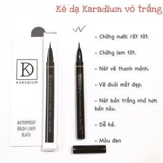 Bút kẻ mắt KARADIUM WATERPROOF BRUSH LINER BLACK