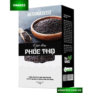 Gạo Đen Phúc Thọ Vinaseed - hộp 1kg - tốt cho sức khỏe.