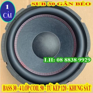 CỦ LOA SUB 30 JB CAO CẤP TỪ KÉP 120 COIL 50 GÂN BÉO - GIÁ 1 CHIẾC