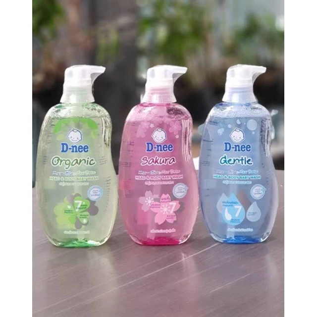 Sữa tắm gội toàn thân cho bé Dnee 800ml - Từ 0 đến 3 tuổi