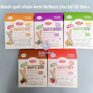 Bánh ống cuộn kem cho bé ăn dặm từ 9 tháng tuổi Bebest - BoBa store