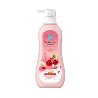 Sữa tắm Shokubutsu Whitening Cherry & Hokkaido Milk (200ml & 500ml)