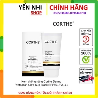 [CHUẨN AUTH] KEM CHỐNG NẮNG CORTHE HÀN QUỐC tuýp 50g