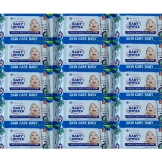 Hỏa Tốc (COMBO 20 gói ) khăn giấy ướt cao cấp Baby Wipes 80g KHÔNG MÙI