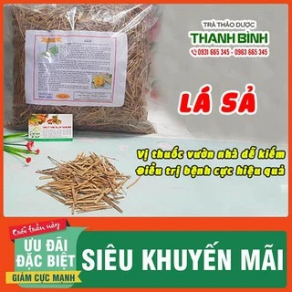 Lá Sả Khô 500g - Thu Hái Tự Nhiên 100% - Loại 1