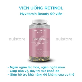 Viên uống Retinol UK Myvitamin Hộp 90 viên