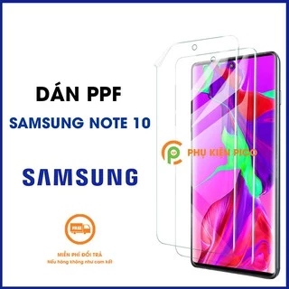 Miếng dán PPF mặt trước cho Samsung Galaxy Note 10, Note 10 Plus