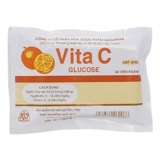 KẸO CAM TUỔI THƠ VITA C GLUCOSE gói 24 viên