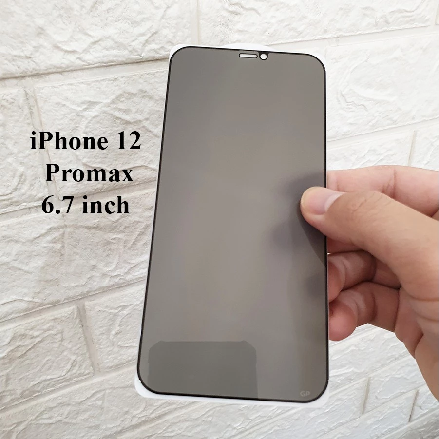 Dán cường lực phủ màn hình chống nhìn trộm iPhone 12 Promax