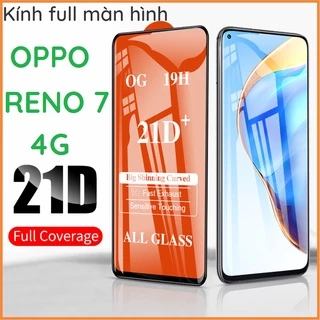 Kính cường lực Oppo Reno 7 4G full màn hình chuẩn, đẹp