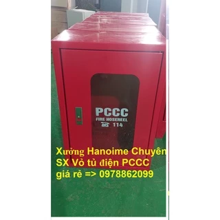 Tủ đựng thiết bị PCCC  - KT: 400x600x200 (Cuộn vòi chữa cháy, bình chữa cháy, lăng chữa cháy) bằng sắt đặt trong nhà