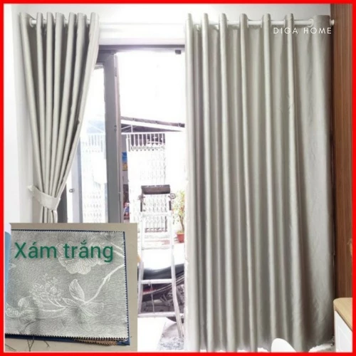 Rèm Cửa Chống Nắng,Chất Liệu Vải Gấm Cao Cấp Nhiều Kích Thước, Màu Sắc (trang trí nhà cửa)