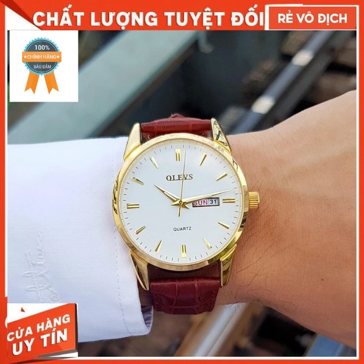 Đồng Hồ Nam Olevs Chính Hãng Chống Nước chống xước