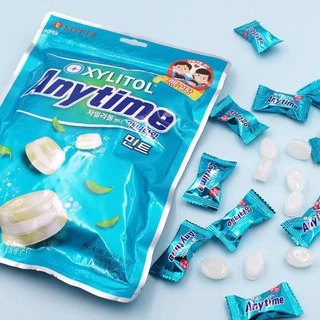 Kẹo Lotte Xylitol Anytime Bạc Hà Gói 92g