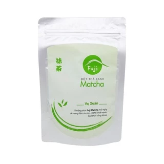 [Organic] Bột Trà Xanh Fuji Matcha Nguyên Chất Vụ Xuân Pha Đồ Uống, Làm Bánh, Đắp Mặt, Trắng Da 100g/30g | Trà Chính Sơn