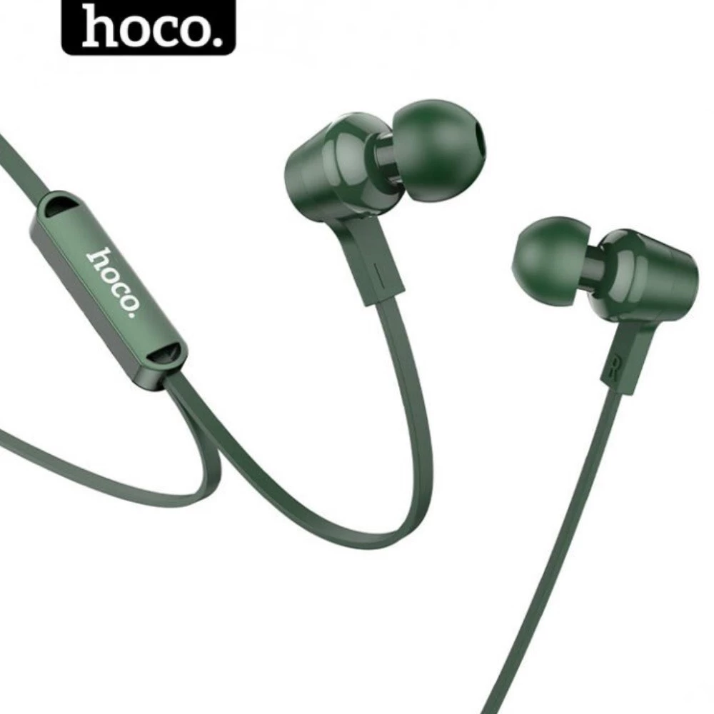Tai nghe có dây dẹt HOCO giắc cắm 3.5mm có mic jack vuông tiện lợi dùng cho samsung xiaomi ...