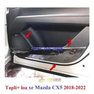 Ốp Tapli, màng loa cánh cửa xe Mazda CX5, CX-5 2018- 2022, 2023, 2024 Ốp chống xước cánh cửa, Hàng TiTan Cao Cấp