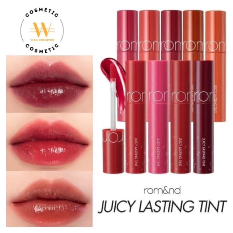 [Màu 12-21] Son Bóng Mịn Môi Romand Juicy Lasting Tint 5.5g