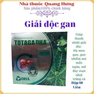 GIẢI ĐỘC GAN TOTAGA DHA(hộp 6 vi × 10 viên)