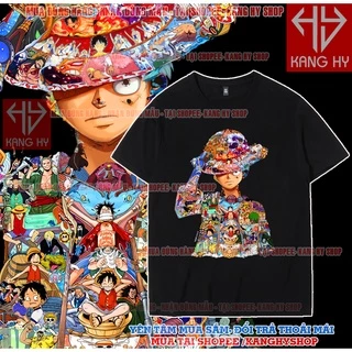 Áo thun Luffy mũ Rơm One Piece Đảo Hải Tặc Cực Chất F249