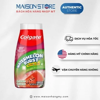 KEM ĐÁNH RĂNG HƯƠNG DƯA HẤU CHO BÉ COLGATE KID (130g) - Hàng Nhập USA Chính Hãng