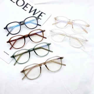 Gọng kính Hàn Quốc thời trang nam nữ dáng oval chất liệu cao cấp nhận lắp cận Cloudy Eyewear B-649