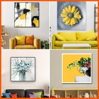 [HCM] Tranh treo tường canvas 1 tấm giá rẻ - Tranh canvas trang trí phòng đẹp - Tặng kèm đinh 3 chân không khoan tường