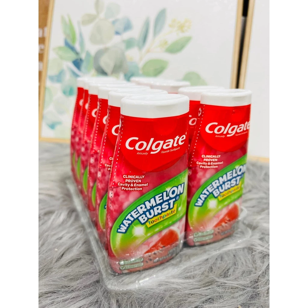 Kem đánh răng cho bé trên 2 tuổi Colgate hương dưa dấu 130gr. Date 03/2025.