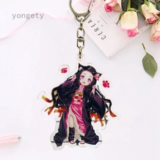 Móc khóa nhựa acrylic hình nhân vật anime "Nemado Nezuko" dễ thương