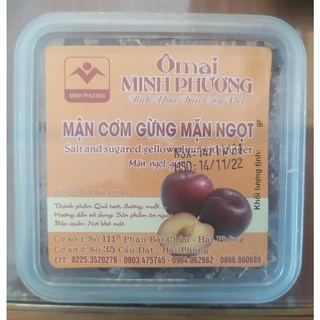 Ô Mai Mận Cơm Gừng Mặn Ngọt Minh Phương - Ô Mai truyền thống since 1956 - đảm bảo an toàn vệ sinh thực phẩm