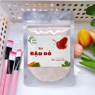 Bột đắp mặt đậu đỏ nguyên chất sạch mịn 100% Organic  - Trắng da, dưỡng ẩm, mờ thâm sạm, tẩy TBC