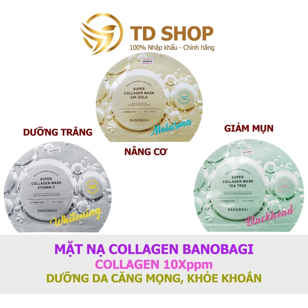 Mặt Nạ Dưỡng Da Banobagi Super Collagen Jelly Mask 2020 30ml