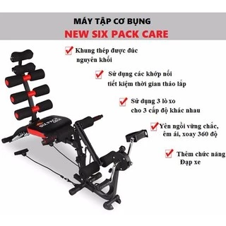 Máy tập cơ bụng New Six Pack Care có đạp chân