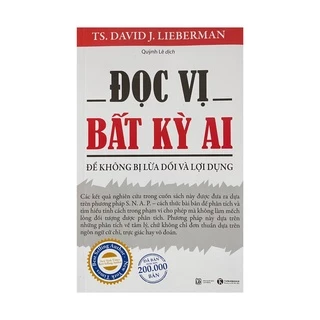 Sách - Đọc Vị Bất Kỳ Ai ( Tái Bản 2019 )