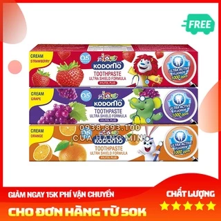 【FREESHIP】 Kem Đánh Răng Cho Bé Komodo Hương Trái Cây Ultra Shield Formula Xylitol Plus - 40g