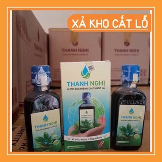 2 chai Nước súc miệng cai thuốc lá Thanh Nghị (bao test hàng)