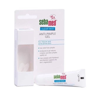 Gel giảm mụn, làm dịu da mờ thâm do mụn Sebamed pH5.5 Clear Anti Pimble Gel 10ml