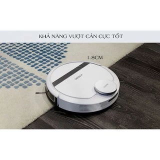 Robot lau nhà ECOVACS DEEBOT DE55/ DE53 (DEEBOT 900) có TƯỜNG ẢO - Hàng Trưng Bày