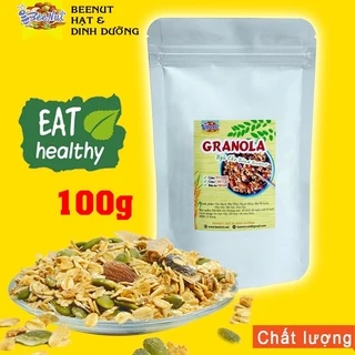 [100g] Granola Mix 7 Loại - Ngũ Cốc Dinh Dưỡng - Ăn Kiêng - Không Đường - Không Phẩm Màu Nhân Tạo, Đồ ăn vặt Healthy