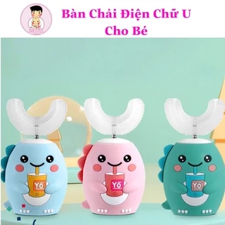 Bàn chải điện chữ U cho bé 1 tuổi đến 10 tuổi.