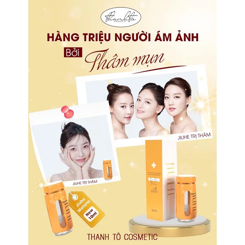 Serum Giảm Thâm Nám Jiuhe - Serum Jiuhe Bye Bye melano 10ml Thanh Tô Cosmetics Chính Hãng